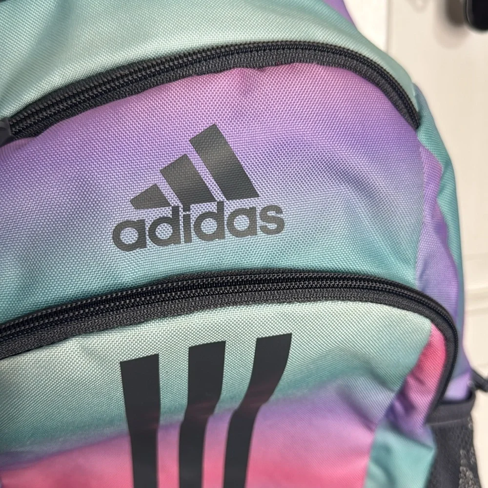 Adidas Tie Dye Pastels Iconic 3 Stripe Laptop Backpack - Picture 6 of 16